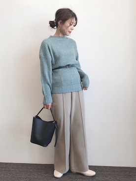 gocciさん（レディース・160cm）の冬コーディネート