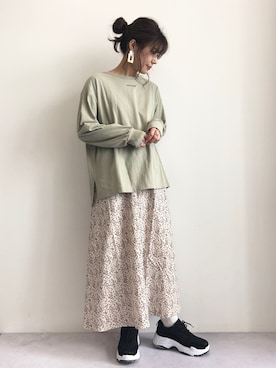 gocciさん（レディース・160cm）の春コーディネート