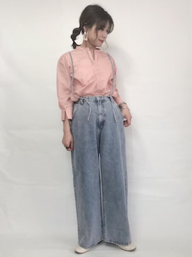 「シャーベットカラー」｜gocciさん（レディース・160cm）の春コーディネート