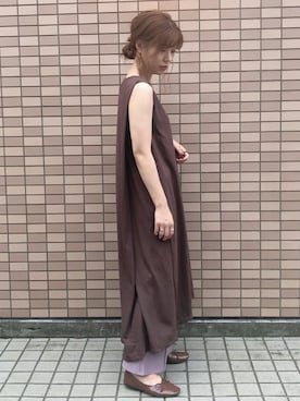 「スクエアトゥ」｜「アイテム（その他）」を使った、gocciさん（レディース・160cm）の秋コーディネート