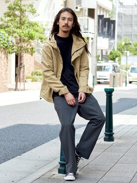 「やっぱりストリートが好き」｜「アイテム（マウンテンパーカー）」を使った、Ressaca staffさん（メンズ・186cm）の秋コーディネート