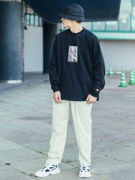 「BEAMS（ビームス）のBEAMS / メッシュ バケット ハット（ハット）」を使った、Ressaca staffさん（メンズ・175cm）の春コーディネート