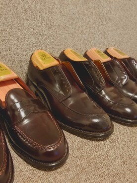 「ALDEN CORDVAN」｜柴田健太さん（メンズ・178cm）の秋コーディネート