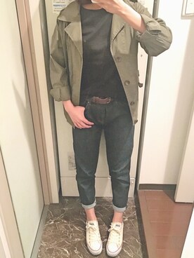 ちっちさん（レディース・160cm）の春コーディネート