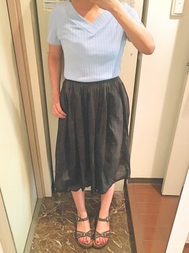 ちっちさん（レディース・160cm）の夏コーディネート