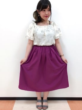 「アイテム（ピアス（両耳用））」を使った、だいわさん（レディース・155cm・20代）の春コーディネート