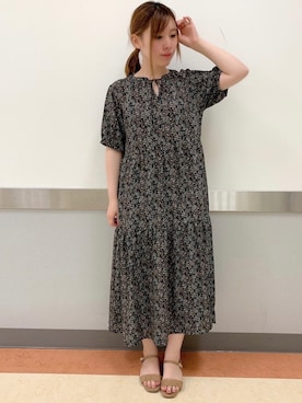 ワンピース ブルー系 を使った ペイズリー柄 のコーディネート一覧 Wear