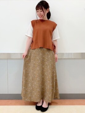 「骨格診断」｜だいわさん（レディース・155cm）の夏コーディネート