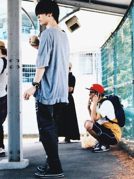 「666（シックスシックスシックス）のアイテム（アクセサリー）」を使った、kokiさん（メンズ・175cm）の夏コーディネート