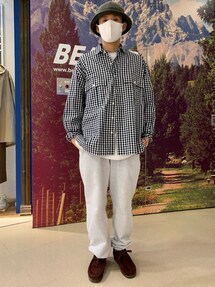 Porter Classic/ポータークラシック ROLL UP TRICOLOR GINGHAM CHECK