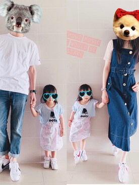 「REDYAZEL（レディアゼル）のアイテム（ジャンパースカート）」を使った、melodyさん（レディース・165cm）の秋コーディネート