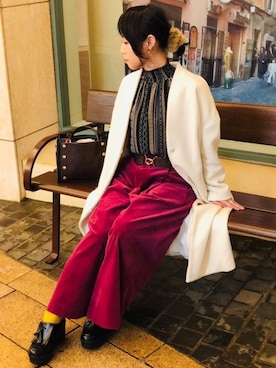 Miina(1ω5)さん（レディース・155cm）の秋コーディネート