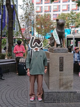「にゃー（ニャー）のアイテム」を使った、しゅんさん（メンズ・160cm）の春コーディネート
