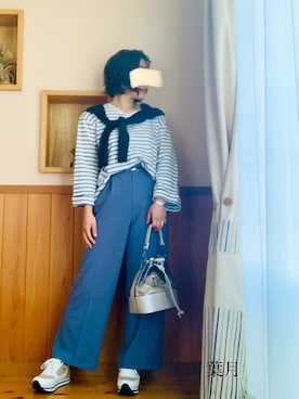 「GAL FIT（ギャルフィット）のアイテム（バッグ）」を使った、葉月さん（レディース・154cm）の春コーディネート