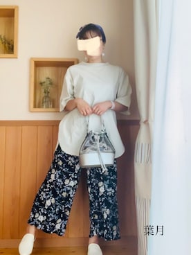 「GAL FIT（ギャルフィット）のアイテム（バッグ）」を使った、葉月さん（レディース・154cm）の夏コーディネート