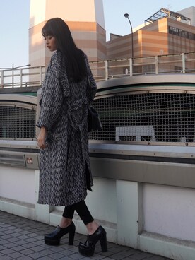 ASUKAさん（レディース・170cm）の冬コーディネート