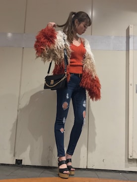 ASUKAさん(レディース・170cm)の冬コーディネート