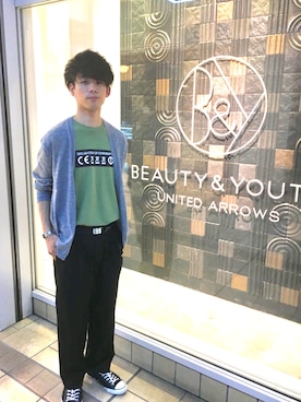 Takuya Hondaさん（メンズ・176cm）の春コーディネート