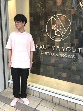 Takuya Hondaさん（メンズ・176cm）の春コーディネート