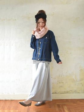 「スヌード」｜fujii(and it_OFFICE)さん（レディース・162cm）の秋コーディネート