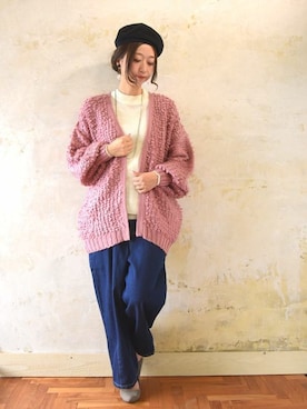 「and it_（アンドイット）のアイテム（トップス）」を使った、and it_staffさん（レディース・162cm）の秋コーディネート