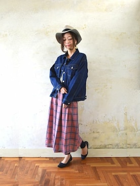 「and it_（アンドイット）のアイテム（アクセサリー）」を使った、and it_staffさん（レディース・162cm）の冬コーディネート