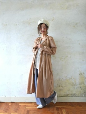 「アンドイット」｜「アイテム（パンツ）」を使った、fujii(and it_OFFICE)さん（レディース・162cm）の夏コーディネート