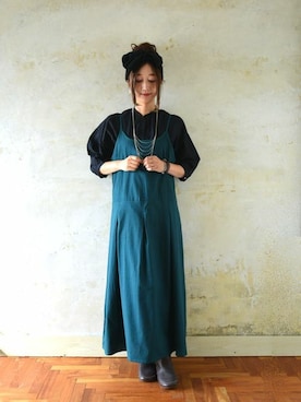 「and it_（アンドイット）のアイテム（トップス）」を使った、and it_staffさん（レディース・162cm）の秋コーディネート