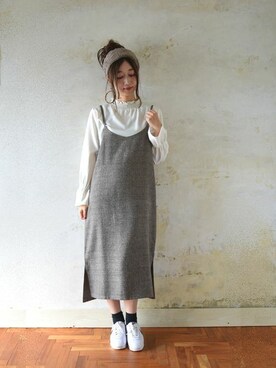 「and it_（アンドイット）のアイテム」を使った、fujii(and it_OFFICE)さん（レディース・162cm）の秋コーディネート