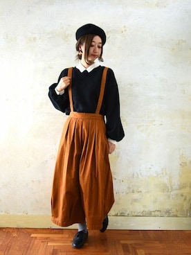 「and it_（アンドイット）のアイテム」を使った、fujii(and it_OFFICE)さん（レディース・162cm）の秋コーディネート