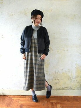 「and it_（アンドイット）のアイテム」を使った、fujii(and it_OFFICE)さん（レディース・162cm）の秋コーディネート