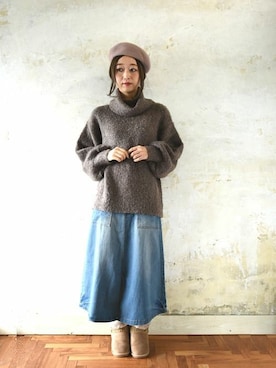 「and it_（アンドイット）のアイテム」を使った、fujii(and it_OFFICE)さん（レディース・162cm）の秋コーディネート