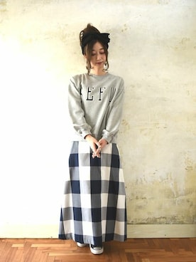「and it_（アンドイット）のアイテム」を使った、fujii(and it_OFFICE)さん（レディース・162cm）の冬コーディネート