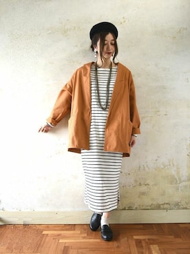 「and it_（アンドイット）のアイテム」を使った、fujii(and it_OFFICE)さん（レディース・162cm）の冬コーディネート