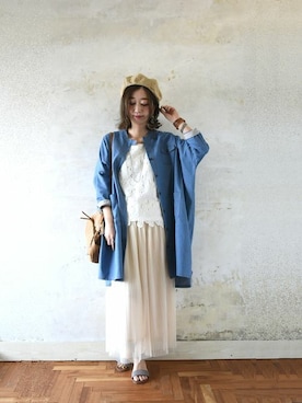 「and it_（アンドイット）のアイテム」を使った、fujii(and it_OFFICE)さん（レディース・162cm）の春コーディネート