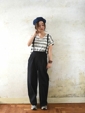 「and it_（アンドイット）のアイテム」を使った、fujii(and it_OFFICE)さん（レディース・162cm）の春コーディネート