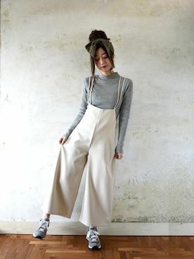 「and it_（アンドイット）のアイテム」を使った、fujii(and it_OFFICE)さん（レディース・162cm）の春コーディネート