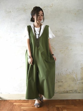 「and it_（アンドイット）のアイテム」を使った、fujii(and it_OFFICE)さん（レディース・162cm）の春コーディネート