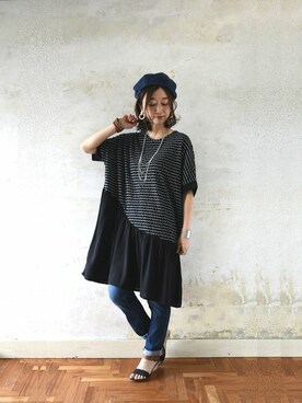 「and it_（アンドイット）のアイテム」を使った、fujii(and it_OFFICE)さん（レディース・162cm）の春コーディネート