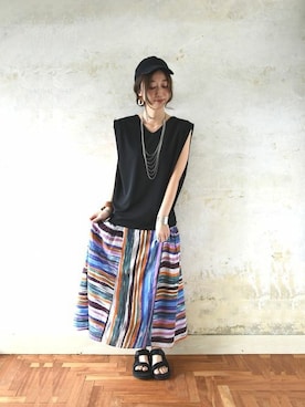 「and it_（アンドイット）のアイテム」を使った、fujii(and it_OFFICE)さん（レディース・162cm）の春コーディネート