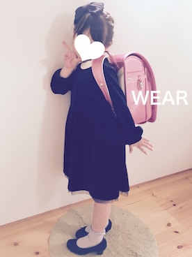 「ROPE' PICNIC（ロペピクニック）のアイテム（ワンピース/ドレス）」を使った、cotton＊さん（キッズ・110cm）の春コーディネート