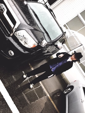 「雨」｜「アイテム（その他アウター）」を使った、Ryo7777さん（メンズ・168cm）の冬コーディネート