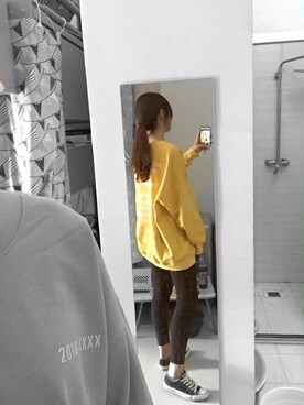 「SASA（ササ）のアイテム」を使った、U_niceeさん（レディース・169cm）の秋コーディネート