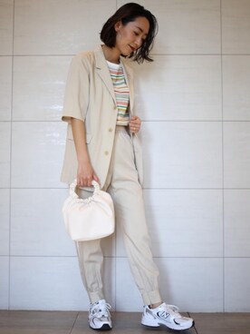 「BRACTMENT（ブラクトメント）のアイテム（ジャケット/アウター）」を使った、matsui11594さん（レディース・164cm）の春コーディネート