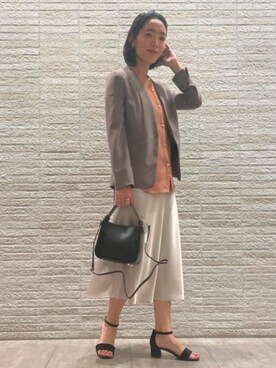 「ベーシック/トラッド」｜matsui11594さん（レディース・164cm）の夏コーディネート