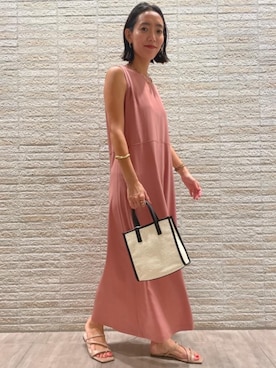 「LAURA DI MAGGIO（ローラディマッジオ）のアイテム」を使った、matsui11594さん（レディース・164cm）の夏コーディネート