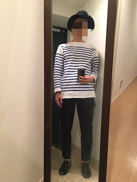 「orcival」｜「アイテム（アナログ腕時計）」を使った、火焔太鼓さん（メンズ・170cm）の春コーディネート