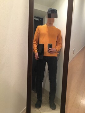 「RAGEBLUE（レイジブルー）のアイテム（クラッチバッグ）」を使った、火焔太鼓さん（メンズ・170cm）の春コーディネート