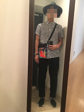 「JIMMY'Z（ジミーズ）のアイテム」を使った、火焔太鼓さん（メンズ・170cm）の夏コーディネート