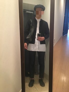 「HITCH HIKE（ヒッチハイク）のアイテム（バッグ）」を使った、火焔太鼓さん（メンズ・170cm）の秋コーディネート